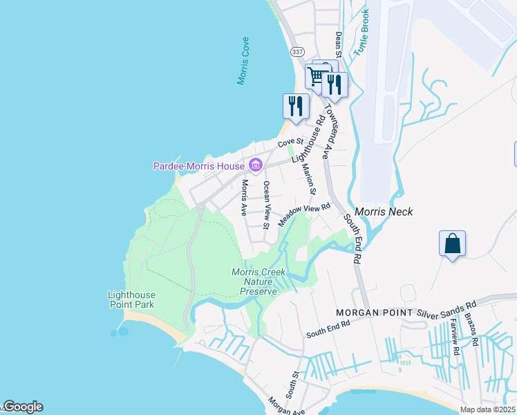 map of restaurants, bars, coffee shops, grocery stores, and more near 26 Shepard Avenue in New Haven