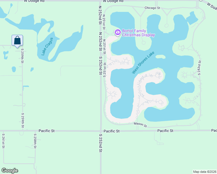 map of restaurants, bars, coffee shops, grocery stores, and more near 25032 Emile Circle in Waterloo