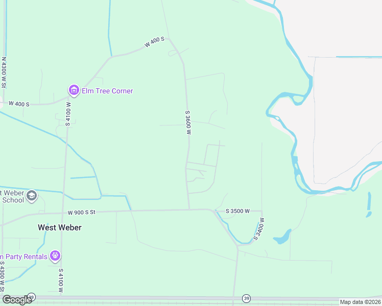map of restaurants, bars, coffee shops, grocery stores, and more near 702 South 3600 West in Ogden