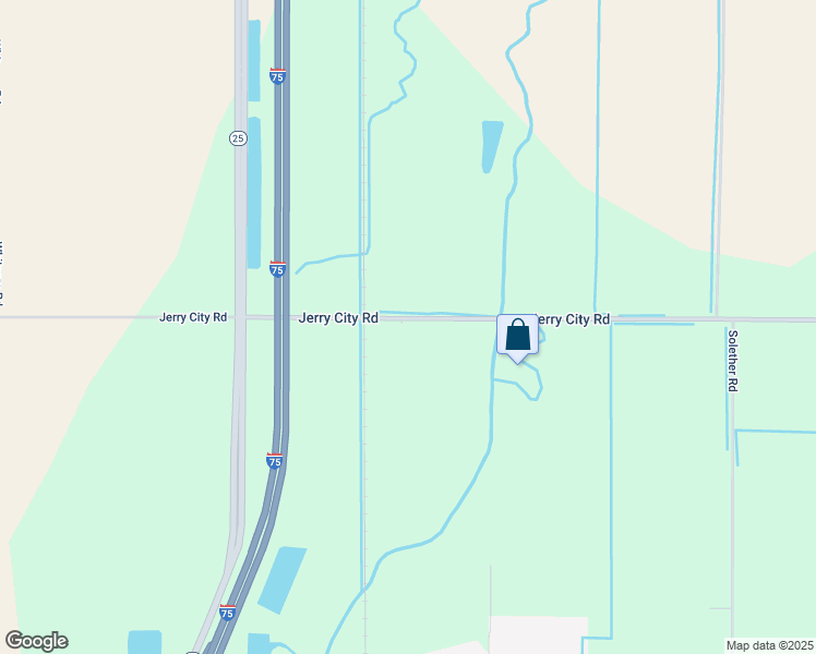 map of restaurants, bars, coffee shops, grocery stores, and more near 12671 Jerry City Road in Cygnet
