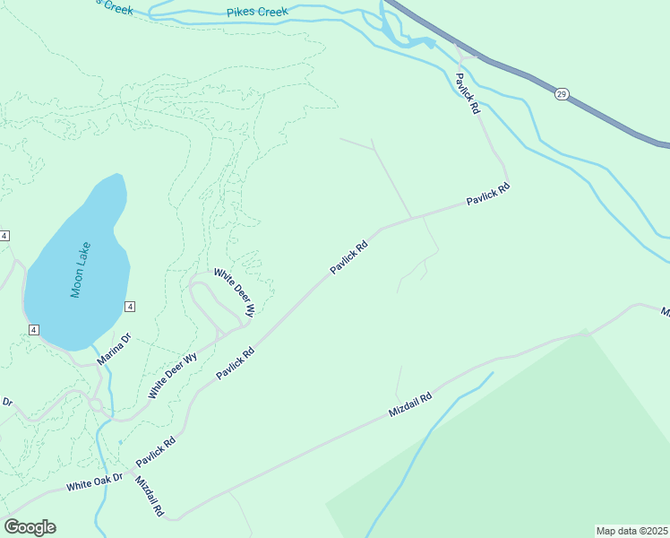map of restaurants, bars, coffee shops, grocery stores, and more near Pavlick Road in Hunlock Creek