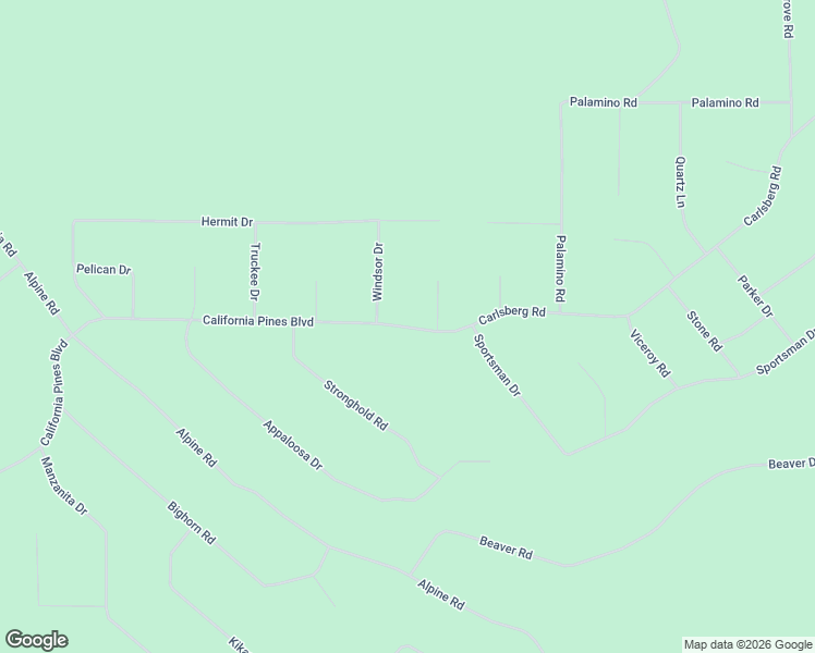 map of restaurants, bars, coffee shops, grocery stores, and more near California Pines Blvd in Alturas