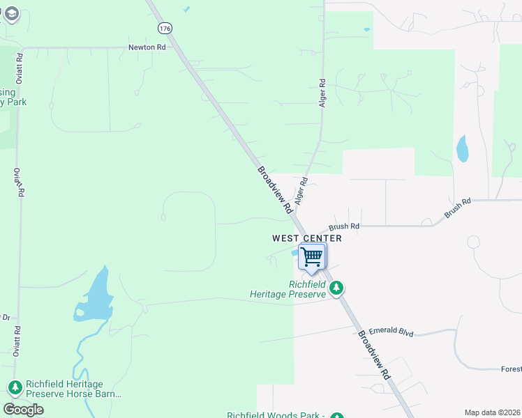 map of restaurants, bars, coffee shops, grocery stores, and more near 4399 Kings Forest Boulevard in Richfield