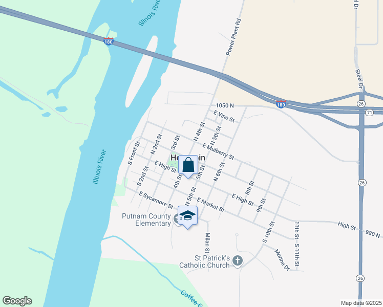 map of restaurants, bars, coffee shops, grocery stores, and more near in Hennepin