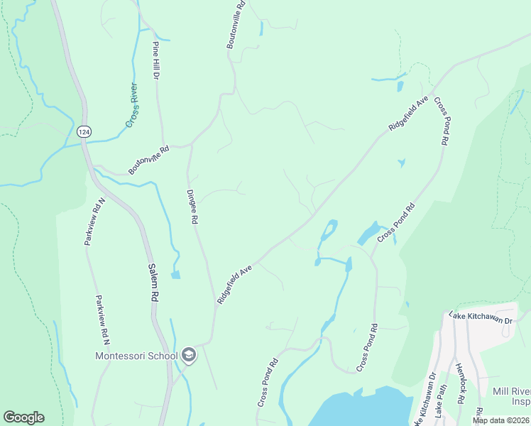 map of restaurants, bars, coffee shops, grocery stores, and more near 74 Ridgefield Avenue in South Salem