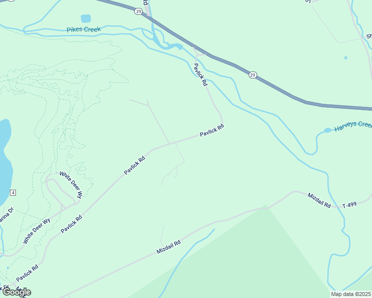 map of restaurants, bars, coffee shops, grocery stores, and more near Pavlick Rd in Hunlock Creek