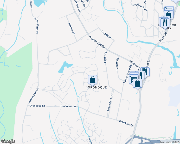 map of restaurants, bars, coffee shops, grocery stores, and more near 524 Chapel Street in Stratford