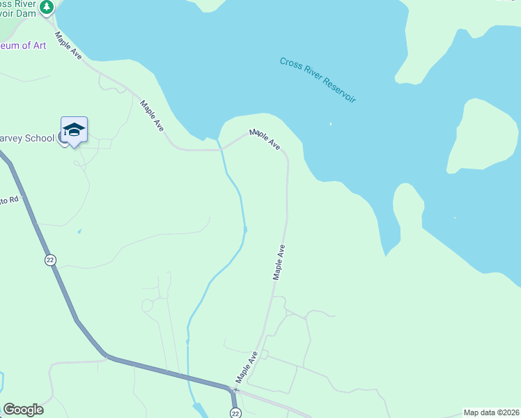 map of restaurants, bars, coffee shops, grocery stores, and more near 112 Maple Avenue in Katonah