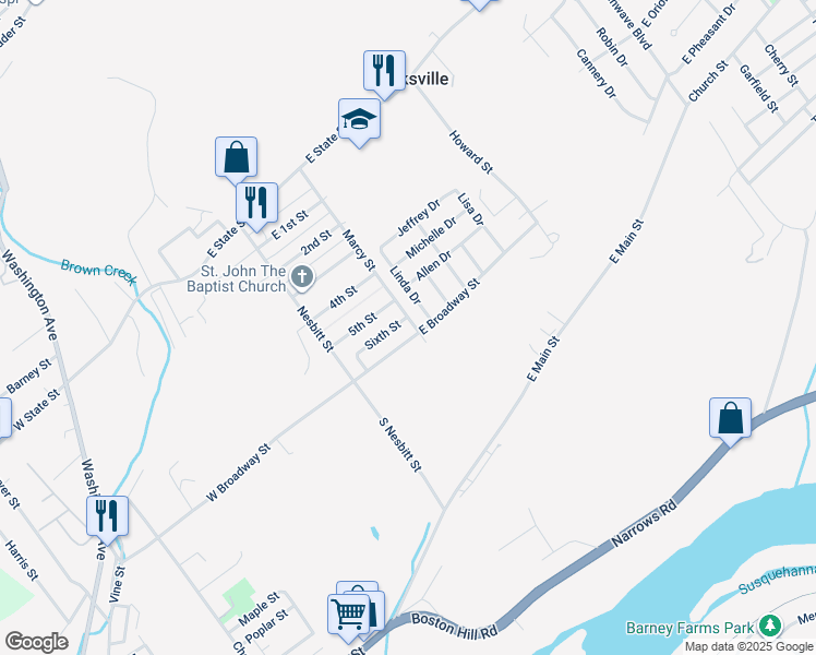 map of restaurants, bars, coffee shops, grocery stores, and more near 15 Marcy Street in Plymouth