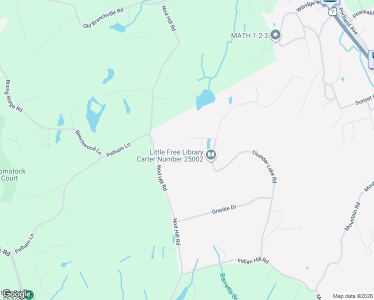 map of restaurants, bars, coffee shops, grocery stores, and more near 17 Tall Oaks Road in Wilton