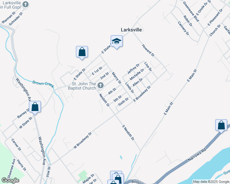 map of restaurants, bars, coffee shops, grocery stores, and more near 29 5th St in Plymouth
