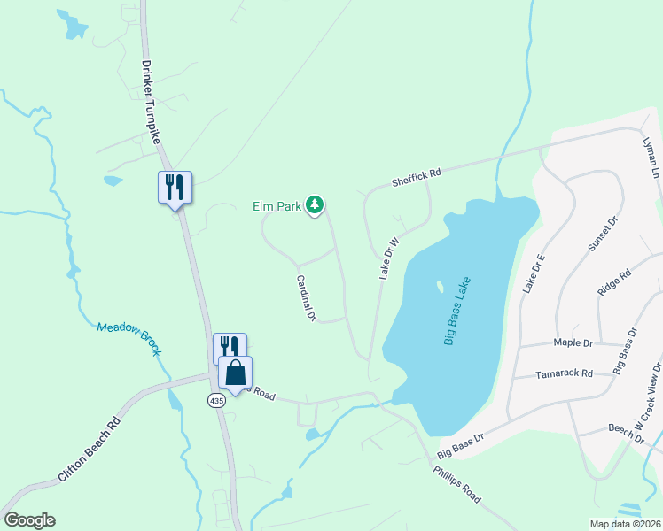 map of restaurants, bars, coffee shops, grocery stores, and more near 2220-2230 Blue Jay Ln in Lackawanna