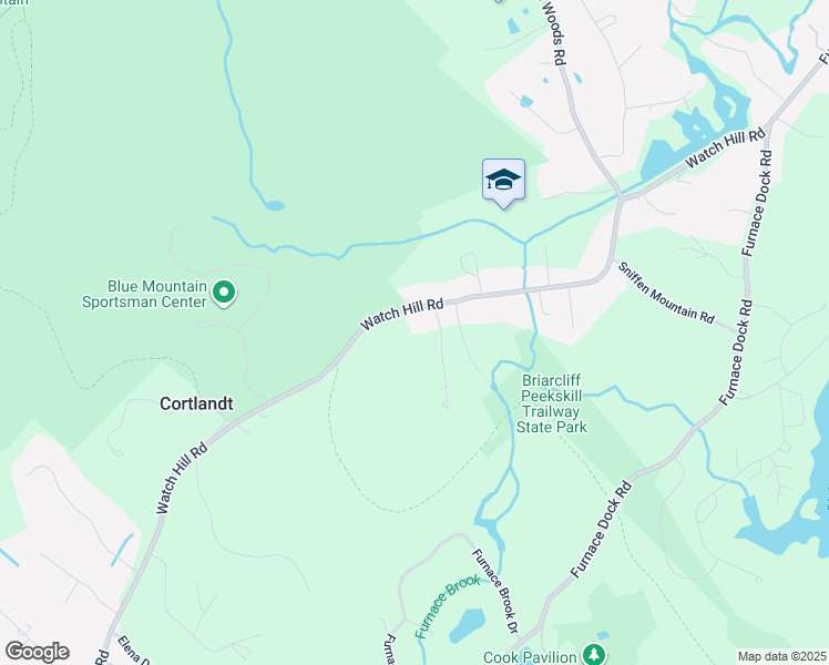 map of restaurants, bars, coffee shops, grocery stores, and more near 230 Watch Hill Road in Cortlandt