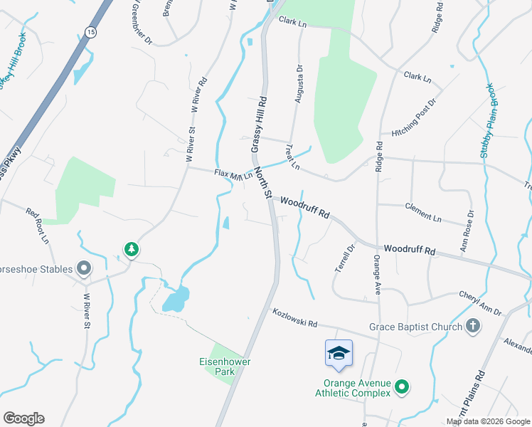 map of restaurants, bars, coffee shops, grocery stores, and more near 976 Connecticut 121 in Milford