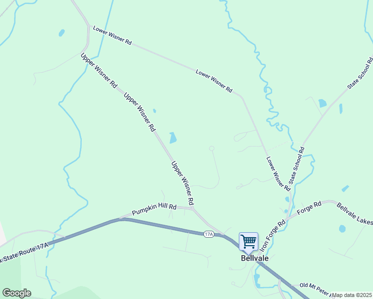 map of restaurants, bars, coffee shops, grocery stores, and more near 19 Canterbury Lane in Warwick