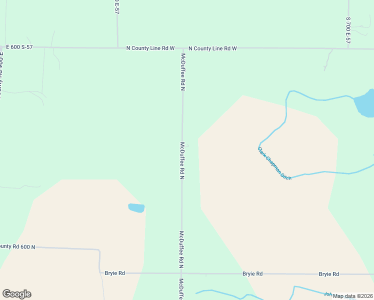 map of restaurants, bars, coffee shops, grocery stores, and more near 18706 McDuffee Road North in Churubusco