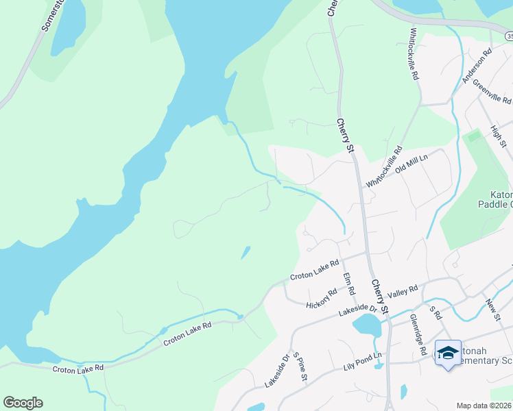 map of restaurants, bars, coffee shops, grocery stores, and more near 14 Ridge Road in Katonah