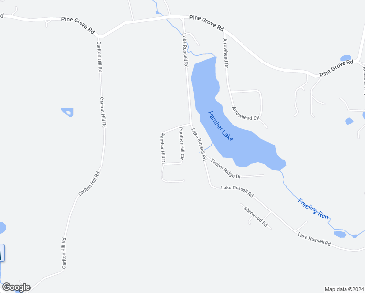map of restaurants, bars, coffee shops, grocery stores, and more near 100 Panther Hill Circle in Newfoundland