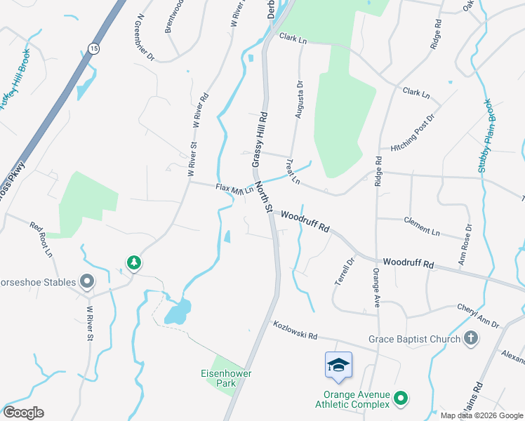 map of restaurants, bars, coffee shops, grocery stores, and more near 976 Connecticut 121 in Milford