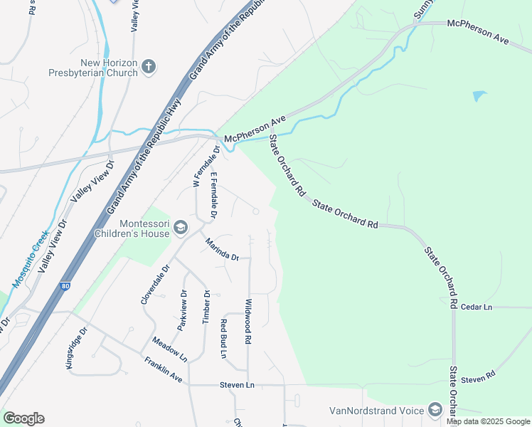 map of restaurants, bars, coffee shops, grocery stores, and more near 224 Antioch Drive in Council Bluffs