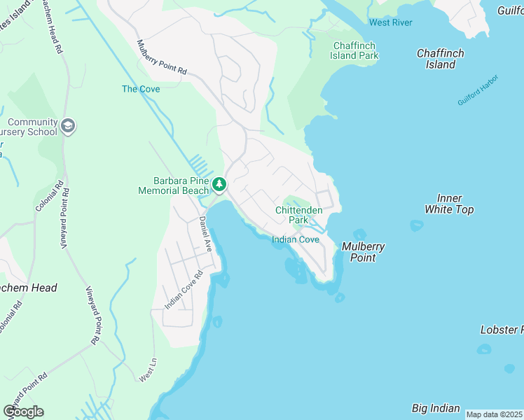 map of restaurants, bars, coffee shops, grocery stores, and more near 53 Decatur Avenue in Guilford