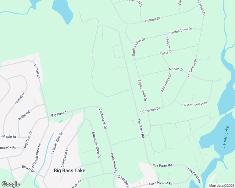 map of restaurants, bars, coffee shops, grocery stores, and more near Peat Moss Road in Lackawanna County