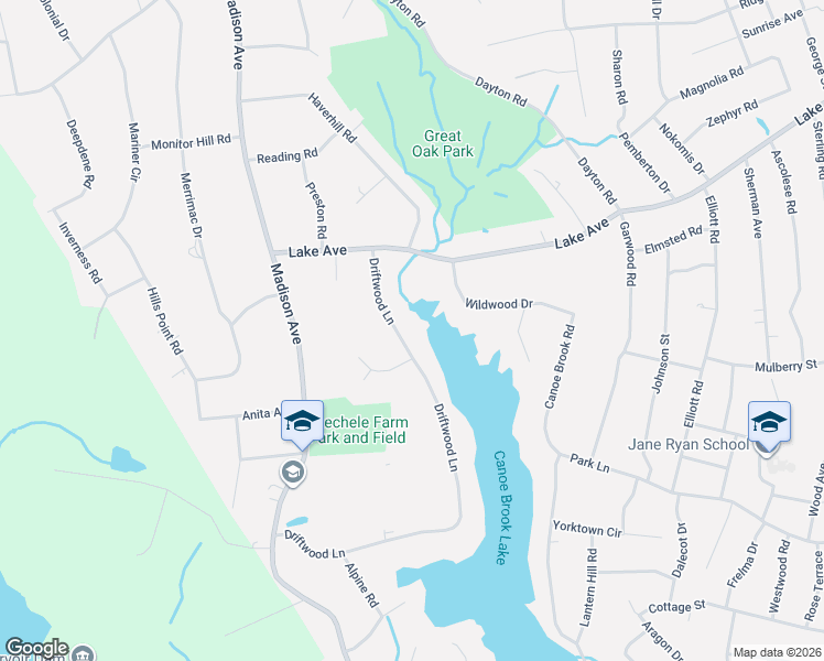 map of restaurants, bars, coffee shops, grocery stores, and more near 178 Driftwood Lane in Trumbull
