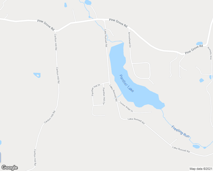 map of restaurants, bars, coffee shops, grocery stores, and more near 100 Panther Hill Circle in Newfoundland