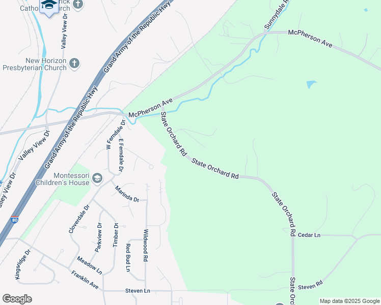map of restaurants, bars, coffee shops, grocery stores, and more near 16873 State Orchard Road in Council Bluffs