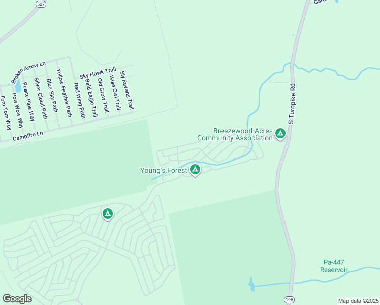 map of restaurants, bars, coffee shops, grocery stores, and more near 19 Menoken Trail in South Sterling