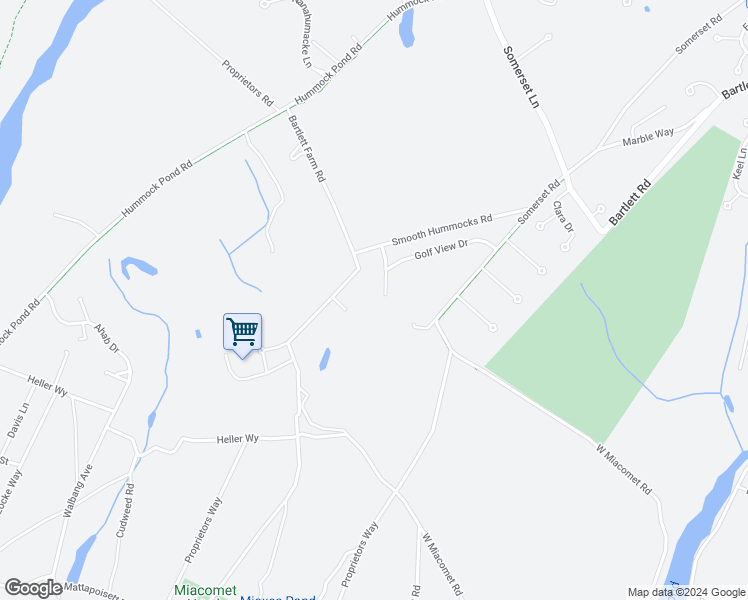 map of restaurants, bars, coffee shops, grocery stores, and more near 11 Farm View Drive in Nantucket
