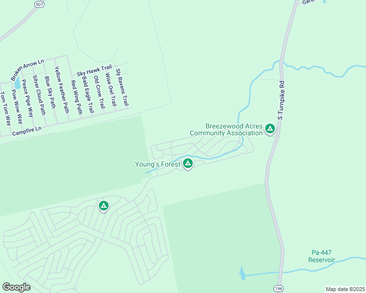 map of restaurants, bars, coffee shops, grocery stores, and more near 19 Menoken Trail in South Sterling