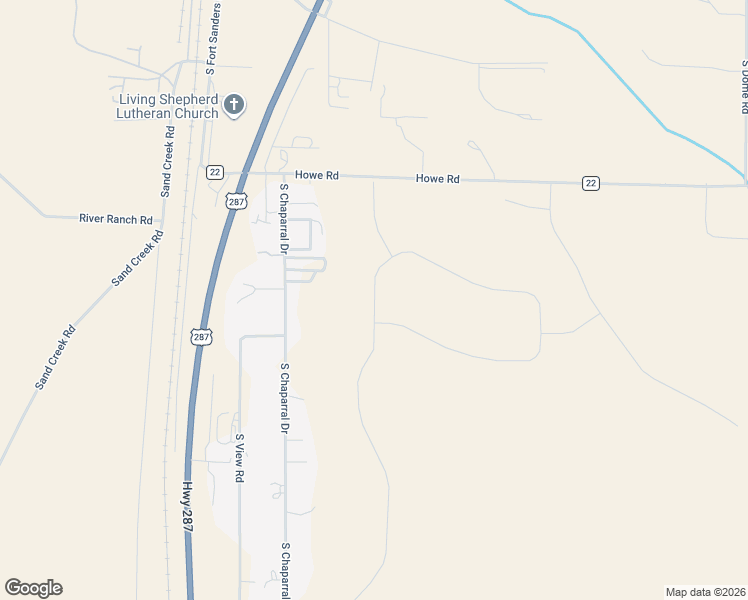 map of restaurants, bars, coffee shops, grocery stores, and more near Bastion Road in Laramie