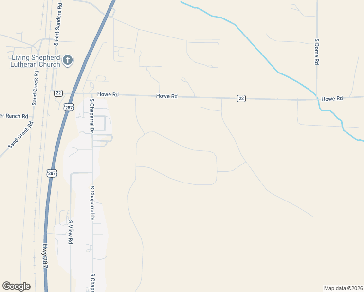 map of restaurants, bars, coffee shops, grocery stores, and more near Sally Port Road in Laramie