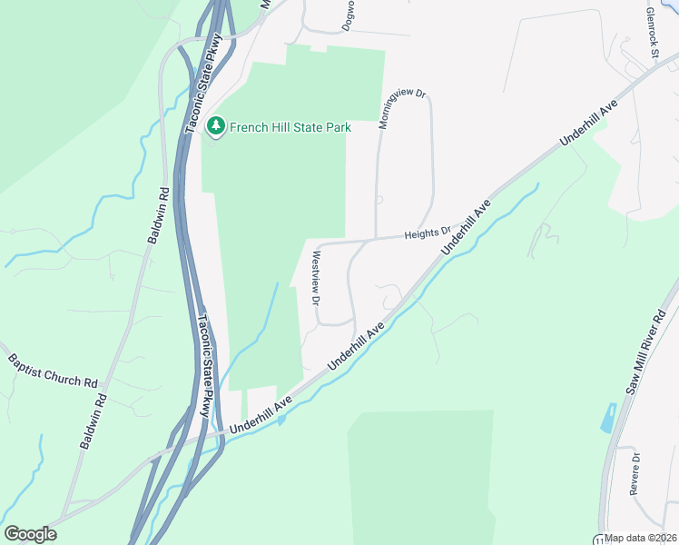 map of restaurants, bars, coffee shops, grocery stores, and more near 1572 Westview Drive in Yorktown Heights
