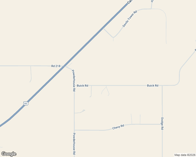 map of restaurants, bars, coffee shops, grocery stores, and more near 2630 Buick Rd in Cheyenne