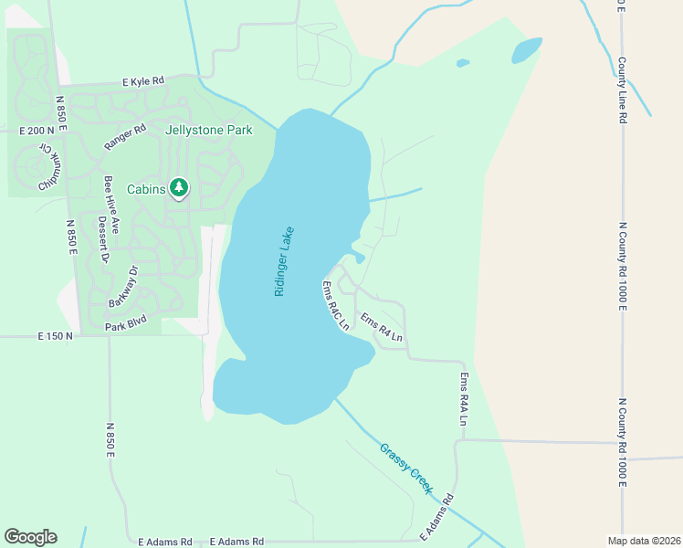 map of restaurants, bars, coffee shops, grocery stores, and more near 110 Ems R4C Ln in Pierceton