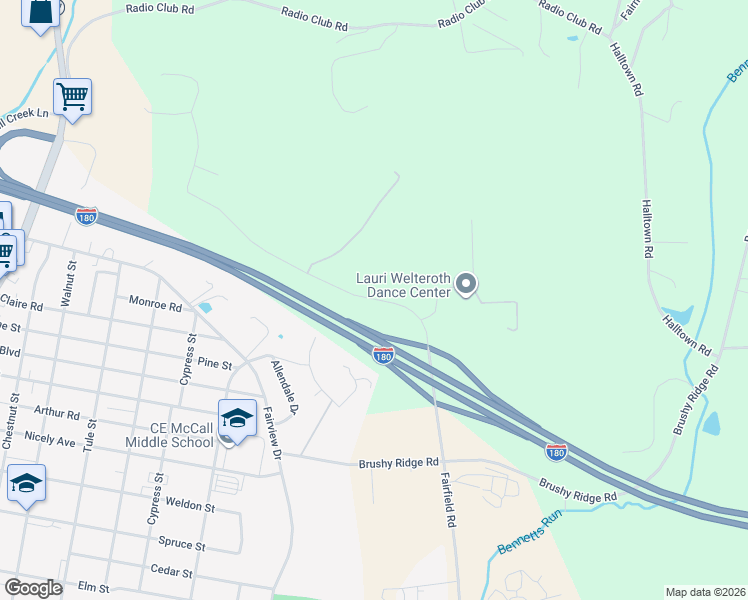 map of restaurants, bars, coffee shops, grocery stores, and more near in Montoursville
