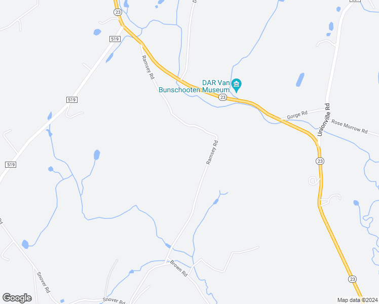 map of restaurants, bars, coffee shops, grocery stores, and more near 30 Ramsey Road in Wantage