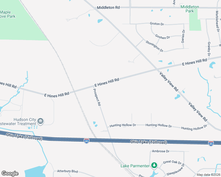 map of restaurants, bars, coffee shops, grocery stores, and more near 1440 East Hines Hill Road in Hudson