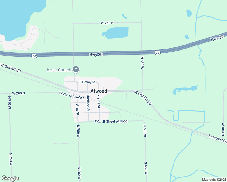map of restaurants, bars, coffee shops, grocery stores, and more near 2103 Lincoln Highway in Kosciusko