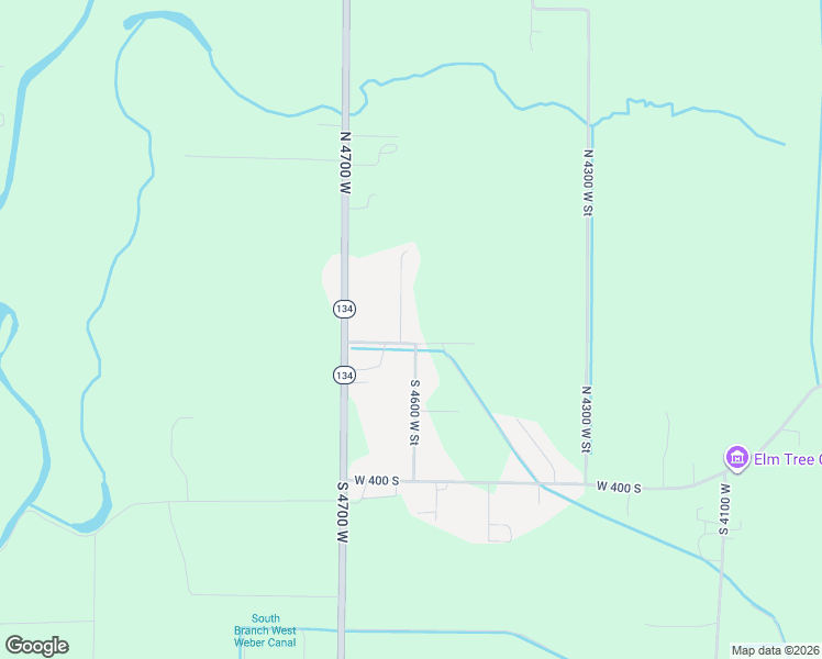 map of restaurants, bars, coffee shops, grocery stores, and more near 155 North 4600 West Street in Ogden