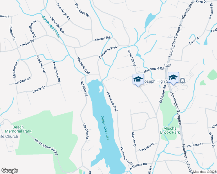 map of restaurants, bars, coffee shops, grocery stores, and more near 55 Blue Ridge Drive in Trumbull