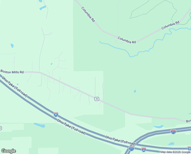 map of restaurants, bars, coffee shops, grocery stores, and more near 2625 Boston Mills Road in Brecksville
