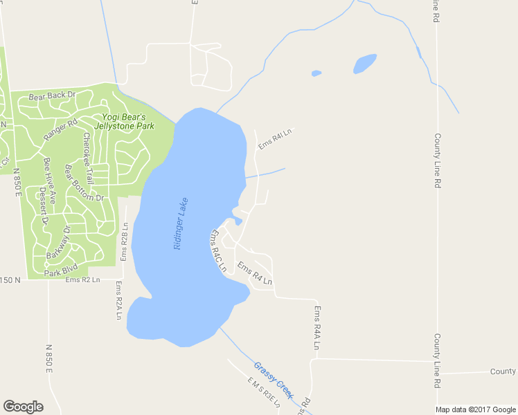 map of restaurants, bars, coffee shops, grocery stores, and more near 4 Ems R4H Lane in Pierceton