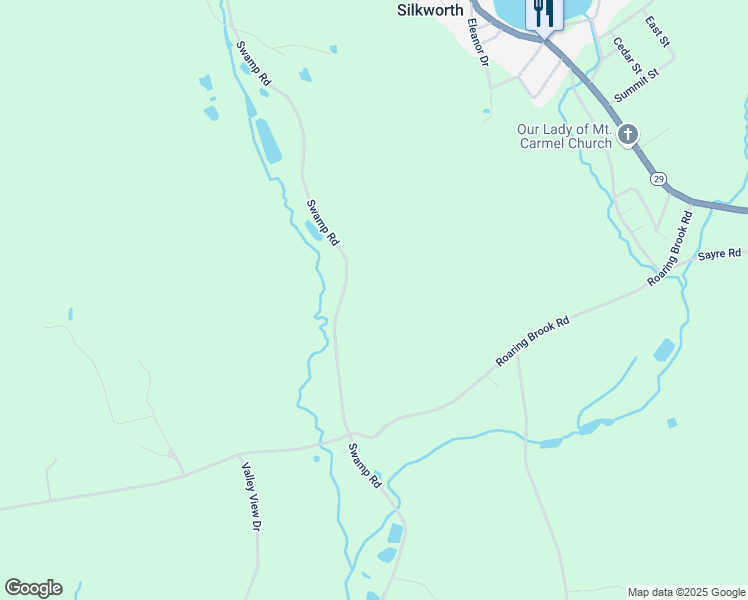 map of restaurants, bars, coffee shops, grocery stores, and more near 751 Swamp Road in Hunlock Creek
