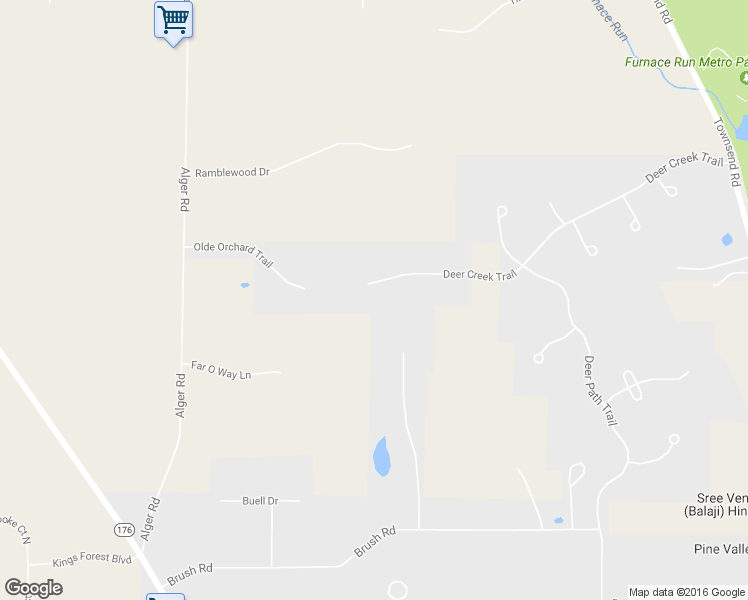 map of restaurants, bars, coffee shops, grocery stores, and more near 3622 Deer Creek Trail in Richfield