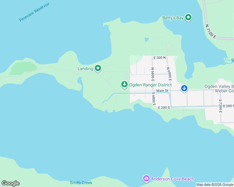 map of restaurants, bars, coffee shops, grocery stores, and more near 6611 East 100 South in Huntsville