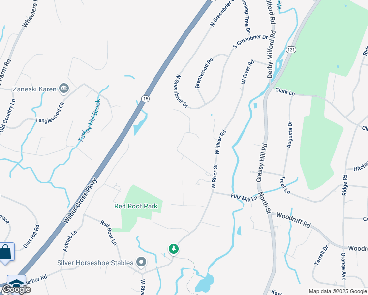 map of restaurants, bars, coffee shops, grocery stores, and more near 80 Country Lane in Milford