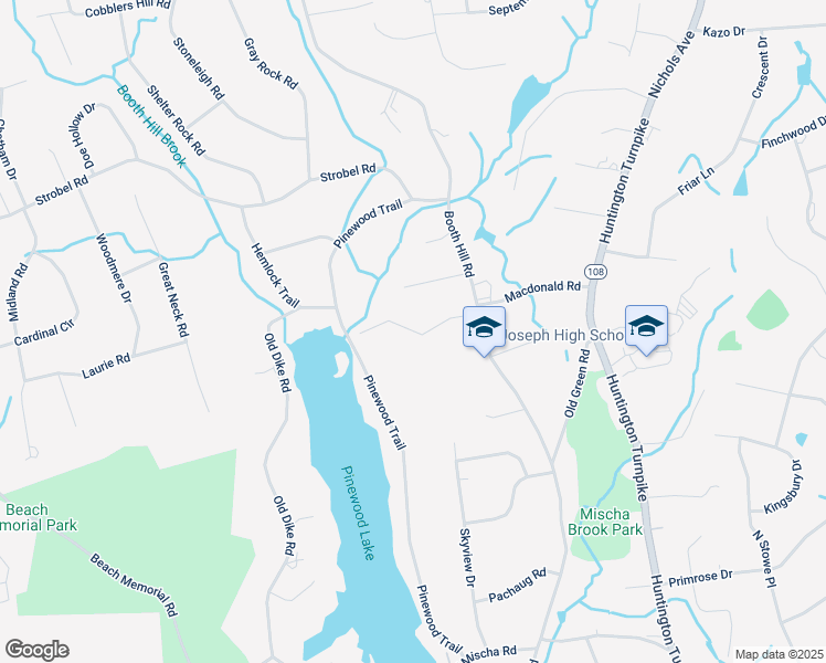 map of restaurants, bars, coffee shops, grocery stores, and more near 55 Blue Ridge Dr in Trumbull